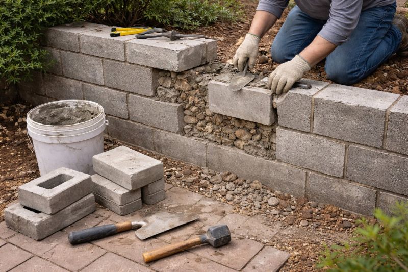 Block Wall Repair in Audubon, NJ