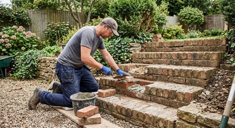 Brick Stairs Repair in Mount Holly, NJ