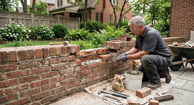 Brick Wall Repair in Collegeville, PA