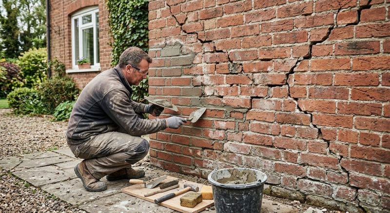 Brick Wall Repair in Newtown Square, PA