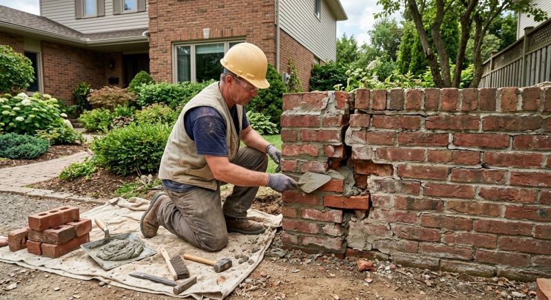 Brick Wall Repair in Phoenixville, PA