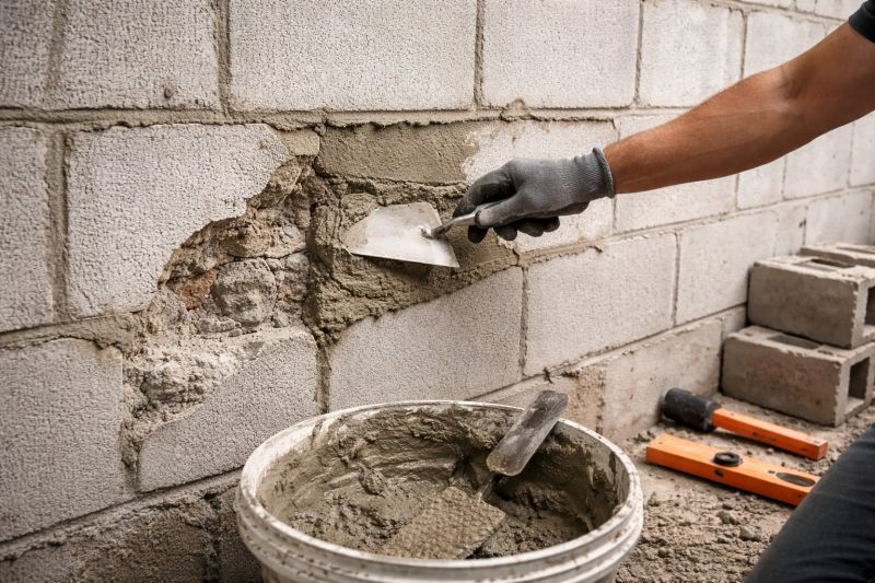 Cinder Block Wall Repair in Camden County, NJ