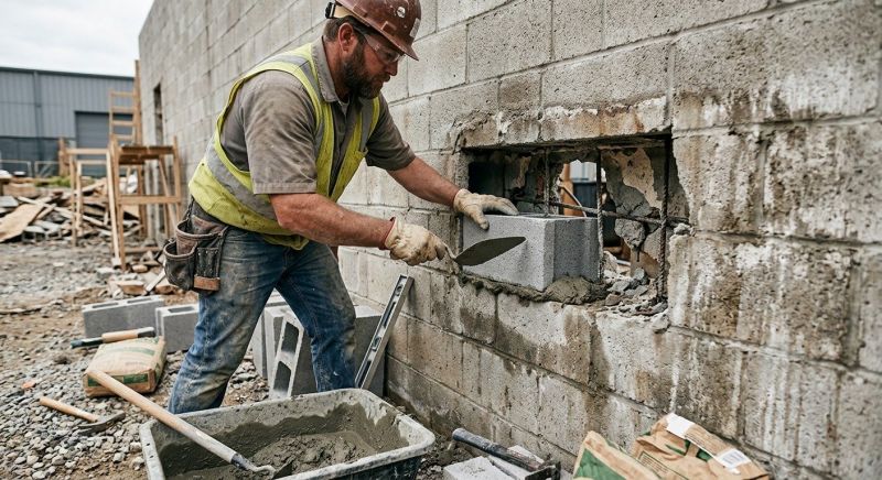 Concrete Block Repair in Mount Holly, NJ