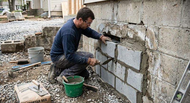 Concrete Block Repair in Mount Laurel, NJ