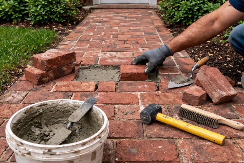 Entryway Brick Repair in Philadelphia, PA
