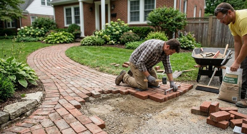 Entryway Brick Repair in Philadelphia, PA