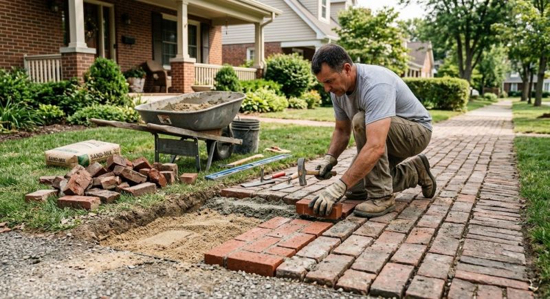 Entryway Brick Repair in Philadelphia, PA
