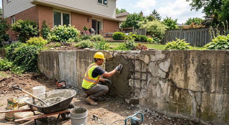 Retaining Wall Repair in Chester County, PA