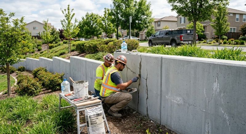 Retaining Wall Repair in Delaware County, PA
