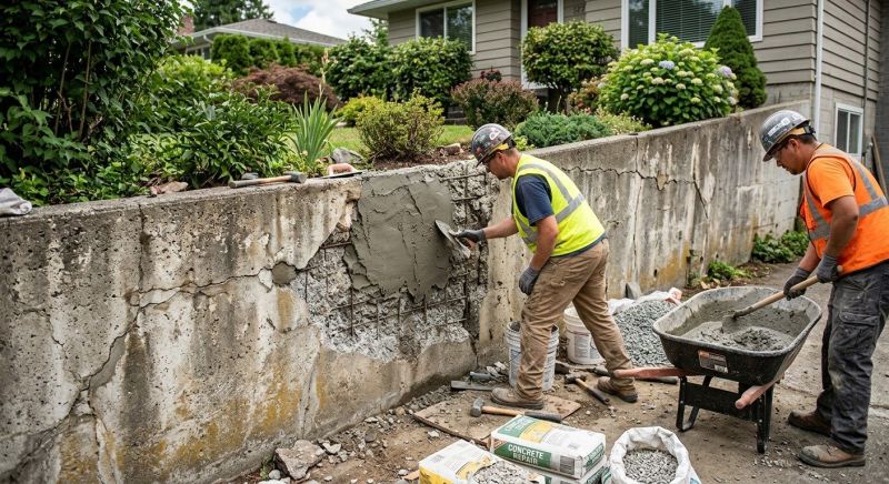 Retaining Wall Repair in Lansdowne, PA