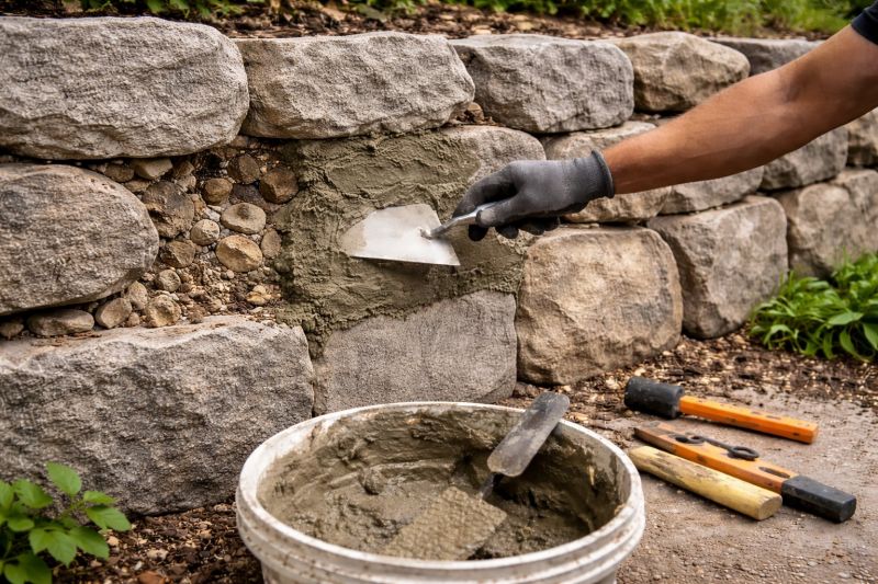 Retaining Wall Repair in Media, PA