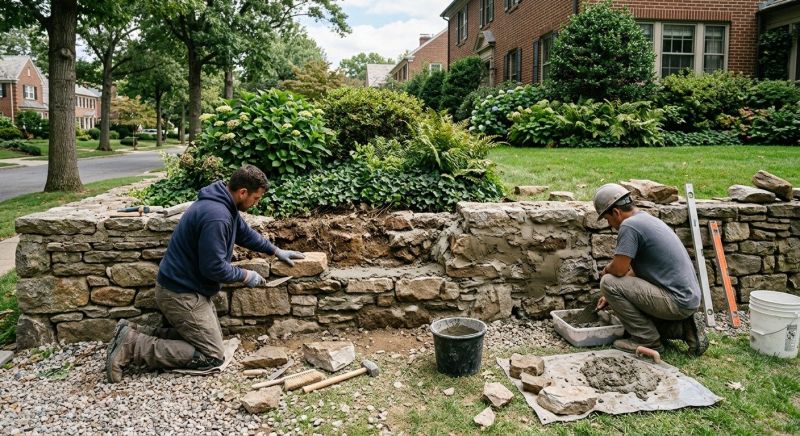 Retaining Wall Repair in Somerdale, NJ