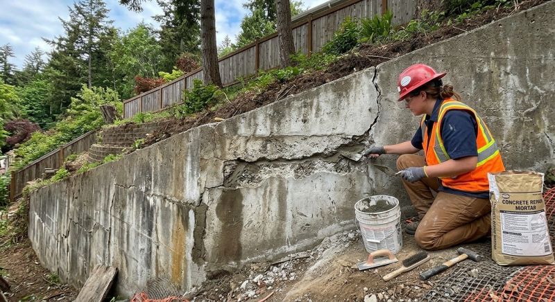 Retaining Wall Repair in West Chester, PA