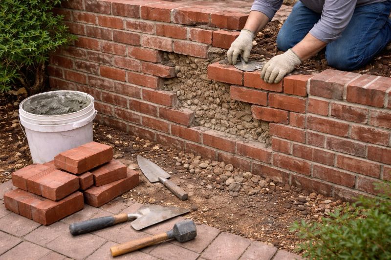 Stone Wall Repair in Chester, PA